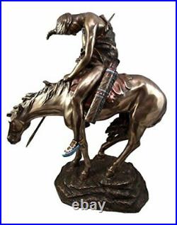 Ebros Large Detailed End of The Trail Statue 23Tall Brave Indian Native Warrior