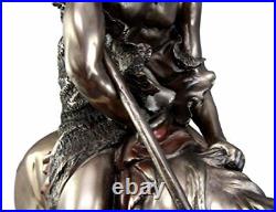 Ebros Large Detailed End of The Trail Statue Brave Indian Native Warrior 23Tall