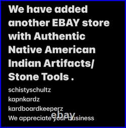 Effigy Native American Indian Authentic Stone Effigy Carved, 11.9 oz. VA