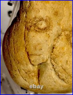Effigy Native American Indian Authentic Stone Effigy Carved/Paint, 5.4 oz. VA
