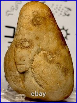 Effigy Native American Indian Authentic Stone Effigy Carved/Paint, 5.4 oz. VA