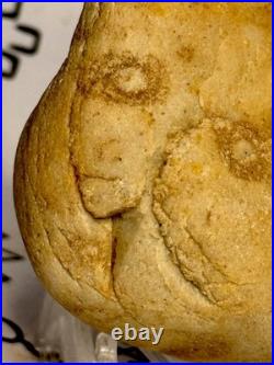 Effigy Native American Indian Authentic Stone Effigy Carved/Paint, 5.4 oz. VA