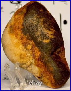 Effigy Native American Indian Authentic Stone Effigy Carved/Paint, 5.4 oz. VA