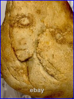 Effigy Native American Indian Authentic Stone Effigy Carved/Paint, 5.4 oz. VA