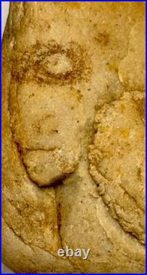 Effigy Native American Indian Authentic Stone Effigy Carved/Paint, 5.4 oz. VA
