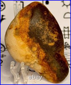 Effigy Native American Indian Authentic Stone Effigy Carved/Paint, 5.4 oz. VA