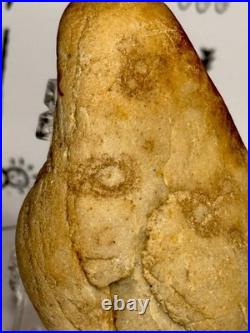 Effigy Native American Indian Authentic Stone Effigy Carved/Paint, 5.4 oz. VA