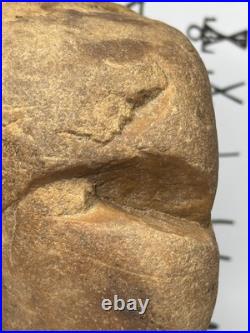 Effigy Native American Indian Authentic Stone Effigy. Carved Stone. Virginia