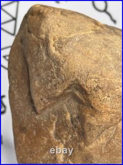 Effigy Native American Indian Authentic Stone Effigy. Carved Stone. Virginia