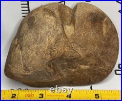 Effigy Native American Indian Authentic Stone Effigy. Carved Stone. Virginia