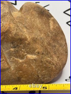 Effigy Native American Indian Authentic Stone Effigy. Carved Stone. Virginia