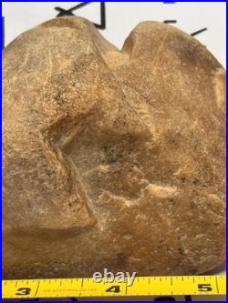 Effigy Native American Indian Authentic Stone Effigy. Carved Stone. Virginia