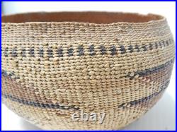 Fine Antique Yurok (hupa) California Globular Gift Sized Basket Clean + Nice