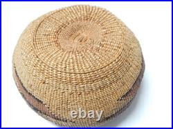 Fine Antique Yurok (hupa) California Globular Gift Sized Basket Clean + Nice