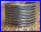 G2U LARGE VINTAGE NATIVE AMERICAN NAVAJO STERLING SILVER BRACELET w STAMPING 49