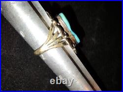 Gem Turquoise Unisex Ring Size 7.25 Sterling Sunshine Reeves 6.91g Native Americ