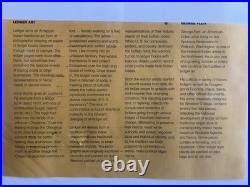 George Flett Signed by Artist Proof Ledger Native American Spokane Lot of 2