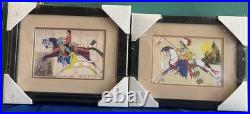George Flett Signed by Artist Proof Ledger Native American Spokane Lot of 2