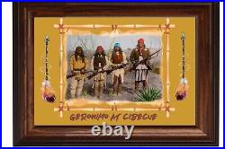 Geronimo At CibecueArizona Native American Indian Art Framed Poster Art 20x 30