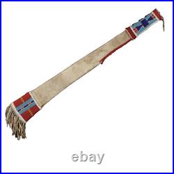Gun Cover Native American Indian Beaded Sioux Style Hide Rifle Scabbard S522