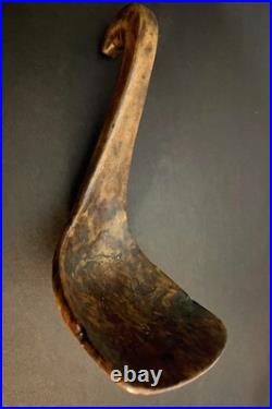 HAIDA-TLINGIT GREASE SPOON/LADLE Hand-Made Antique First Nations Art