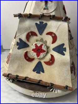 Handcrafted Native American Teepee Model Indian