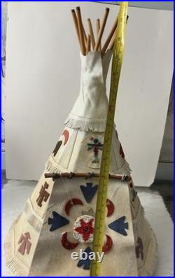 Handcrafted Native American Teepee Model Indian