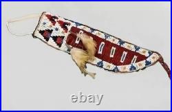 Handmade Indian Beaded Cover Native American Sioux Knife Sheath 15 pieces Set