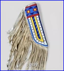 Handmade Indian Beaded Cover Native American Sioux Knife Sheath 15 pieces Set