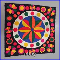 Handmade Native American Vintage Wall Hanging 36 X 36 Geometric Shapes