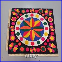 Handmade Native American Vintage Wall Hanging 36 X 36 Geometric Shapes