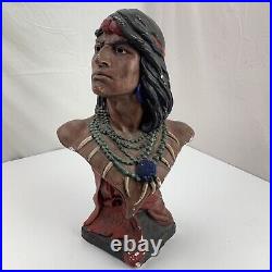 Hiawata Native American 20 Indian Bust