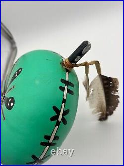 Hopi Native American Gourd Rattle Ceremonial Dance Hand Painted Indian Kachina