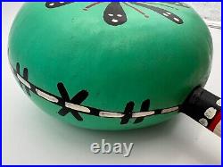 Hopi Native American Gourd Rattle Ceremonial Dance Hand Painted Indian Kachina