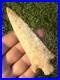 Indian Arrowhead Cupp From St Louis Co MO Made Of Burlington Chert 4.5/8 Long