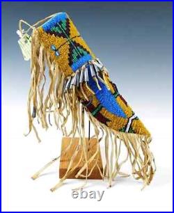 Indian Beaded Cover Native American Sioux Handmade Knife Sheath 15 pieces Set