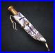 Indian Beaded Knife Cover Native American Sioux Handmade Hide Knife Sheath