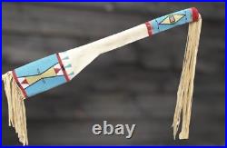 Indian Beaded Scabbard Native American Sioux Style Leather Rifle Scabbard WV611