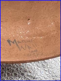 Jemez Pueblo Native American Indian Pottery Signed By Marcus Wall