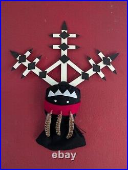 Kachina Apache Crown Dancer Mask Wall Art Native American Inspired