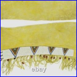 Leather Cowboy Chaps Sioux Native American Indian Beaded Leggings L705