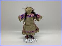Lot # 2154 C. 1890 Native American Yankton Sioux Indian Beaded Doll