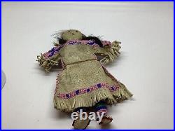 Lot # 2154 C. 1890 Native American Yankton Sioux Indian Beaded Doll