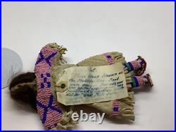 Lot # 2154 C. 1890 Native American Yankton Sioux Indian Beaded Doll