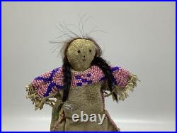 Lot # 2154 C. 1890 Native American Yankton Sioux Indian Beaded Doll