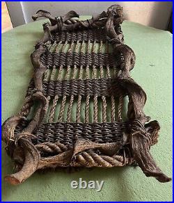 MAKE AN OFFER Antique Native American Indian 36 Woven Cradleboard papoose
