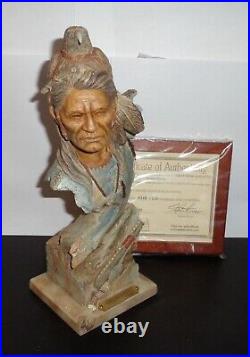 Mill Creek Studios GREAT EYES Stephen Herrero Native American Indian Sculpture
