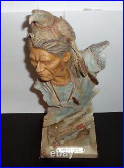 Mill Creek Studios GREAT EYES Stephen Herrero Native American Indian Sculpture