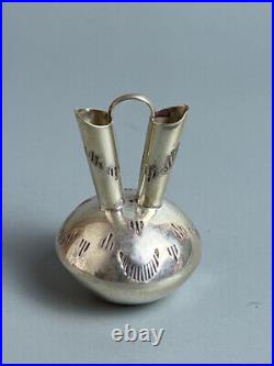 Mini Navajo Wedding Vase Sterling Silver Elizabeth Margret Whitman