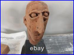 Mini Terracotta Head Artifacts 4-6th Cent. A. D. Lot 4 Count